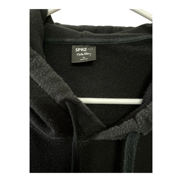 Keith Haring x SPRZ NY Uniqlo Pop Shop Hoodie Black XL - Picture 2 of 7